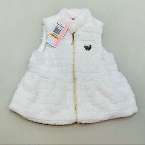 Juicy Couture Girls Plush Vest Size 12M NWT